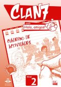 Clan 7 con Hola amigos 2 ćwiczenia - Clan 7 Inicial zestaw dla nauczyciela - Nowela - Do nauki hiszpańskiego dla dzieci. - 