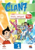 Clan 7 con Hola amigos 1 - podręcznik do hiszpańskiego dla dzieci - Clan 7 con Hola amigos 1 zestaw dla nauczyciela - Nowela - Do nauki hiszpańskiego dla dzieci. - 