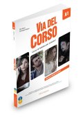 Via del Corso A1 podręcznik + ćwiczenia + 2 CD audio + DVD video - Seria Via del Corso - Nowela - - Do nauki języka włoskiego