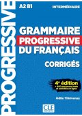 Grammaire progressive niveau intermediaire A2 B1 4ed klucz - Podręczniki z gramatyką języka francuskiego - Księgarnia internetowa (2) - Nowela - - 