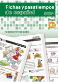 Fichas y pasatiempos de espanol A2 - Dyktanda w języku hiszpańskim - Księgarnia internetowa - Nowela - - 