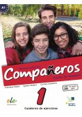Companeros 1 ćwiczenia + licencia digital - nueva edicion - Companeros 4 podręcznik + CD audio - Nowela - Do nauki języka hiszpańskiego - 