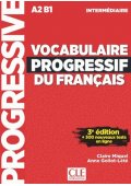 Vocabulaire progressif intermediare livre +CD audio 3 Edycja A2 B1 - Podręczniki z gramatyką języka francuskiego - Księgarnia internetowa (2) - Nowela - - 