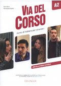 Via del Corso A2 podręcznik - Via del Corso A2 podręcznik + ćwiczenia + 2 CD audio + DVD video - Nowela - Do nauki języka włoskiego - 