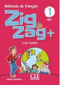 Zig Zag 1 plus A1.1 CD audio - Seria Zig Zag plus - Nowela - - Do nauki francuskiego dla dzieci.