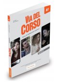 Via del Corso A1 przewodnik metodyczny - Via del Corso A1 podręcznik + ćwiczenia + 2 CD audio + DVD video wydanie dla nauczyciela - Nowela - Do nauki języka włoskiego - 