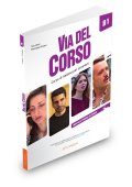 Via del Corso B1 podręcznik - Via del Corso A2 podręcznik + ćwiczenia + 2 CD audio + DVD video - Nowela - Do nauki języka włoskiego - 