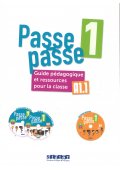 Passe-Passe 1 przewodnik metodyczny A1.1 + 2 CD + DVD - Seria Passe passe - Nowela - - 