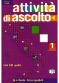 Attivita di ascolto 1 podręcznik + CD - Filologia włoska - Podręczniki i materiały do nauki języka włoskiego - Księgarnia internetowa - Nowela - - Do nauki języka włoskiego