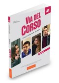Via del Corso A2 przewodnik metodyczny - Via del Corso A1 podręcznik + ćwiczenia + 2 CD audio + DVD video wydanie dla nauczyciela - Nowela - Do nauki języka włoskiego - 