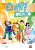 Clan 7 Inicial - podręcznik do hiszpańskiego dla dzieci - Podręczniki do hiszpańskiego dla dzieci - przedszkole - Księgarnia internetowa - Nowela - - Do nauki hiszpańskiego dla dzieci.