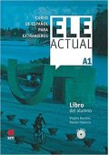 ELE Actual A1 podręcznik + 2 CD audio dodruk - ELE Actual A1 ćwiczenia + CD audio - Nowela - Do nauki języka hiszpańskiego - 