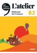 Atelier B2 podręcznik + DVD-ROM - Seria ATELIER - Francuski - Młodzież i dorośli - Nowela - - Do nauki języka francuskiego