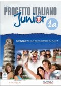 Progetto Italiano Junior 1A + CD audio Podręcznik wieloletni do nauki języka włoskiego dla klasy 7 szkoły podstawowej - Progetto italiano junior 3 podręcznik + ćwiczenia + DVD - Nowela - Do nauki języka włoskiego - 