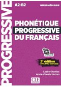 Phonetique progressive du francais intermediaire 2ed A2-B2 podręcznik do nauki fonetyki języka francuskiego - Phonétique progressive du français débutant 2ed klucz fonetyka FR - - 