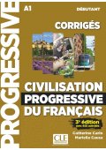 Civilisation progressive du francais debutant A1 3ed klucz do nauki cywilizacji Francji - Kultura i sztuka - książki po francusku - Księgarnia internetowa - Nowela - - 