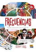 Frecuencias B1.1 parte 1 podręcznik do hiszpańskiego. Młodzież liceum i technikum. Dorośli. Szkoły językowe.
