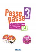 Passe-Passe 3 przewodnik metodyczny A2.1 + 2 CD + DVD - Passe-Passe 2 etape 2 podręcznik + ćwiczenia + CD A1 - Nowela - Do nauki języka francuskiego - 