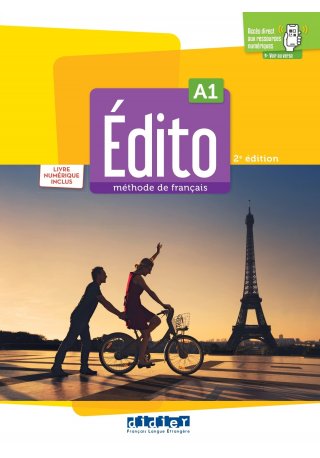Edito A1 podręcznik + wersja cyfrowa + zawartość online ed. 2022 - Do nauki języka francuskiego