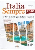 Italia sempre A2-B1 podręcznik kultury i cywilizacji włoskiej dla obcokrajowców + zawartość online - Ascolto Medio podręcznik + CD - Nowela - - 