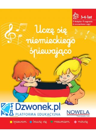 Uczę się niemieckiego śpiewająco. Ebook na platformie dzwonek.pl. Kurs języka niemieckiego dla dzieci od 3-6 lat. Kod dostępu - ePodręczniki, eBooki, audiobooki