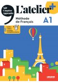 Atelier plus A1 podręcznik + wersja cyfrowa + didierfle.app - L'Atelier plus A1 ćwiczenia + didierfle.app, francuski, zeszyt ćwiczeń - Do nauki języka francuskiego - 