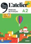 Atelier plus A2 podręcznik + didierfle.app - L'Atelier plus A1 ćwiczenia + didierfle.app, francuski, zeszyt ćwiczeń - Do nauki języka francuskiego - 