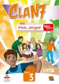 Clan 7 con Hola amigos 3 podręcznik + zawartość online - Clan 7 con Hola amigos 1 zestaw dla nauczyciela - Nowela - Do nauki hiszpańskiego dla dzieci. - 