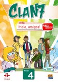 Clan 7 con Hola amigos 4 podręcznik + zawartość online - Kursy języka hiszpańskiego dla dzieci, młodzieży i dorosłych - Księgarnia internetowa - Nowela - - Do nauki języka hiszpańskiego