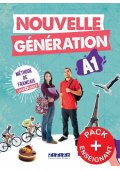 Generation Nouvelle WERSJA CYFROWA A1 zestaw dla nauczyciela - Decibel 1 podręcznik + CD MP3+ płyta DVD - Nowela - Do nauki języka francuskiego - 