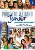 Progetto italiano junior 1 podręcznik+ćwiczenia+DVD+CD audio