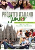 Progetto italiano junior 3 podręcznik + ćwiczenia + DVD - Seria Progetto Italiano Junior - Nowela - - 